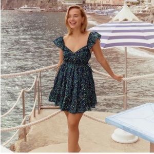 Lucia Dress - Midnight Garden - M